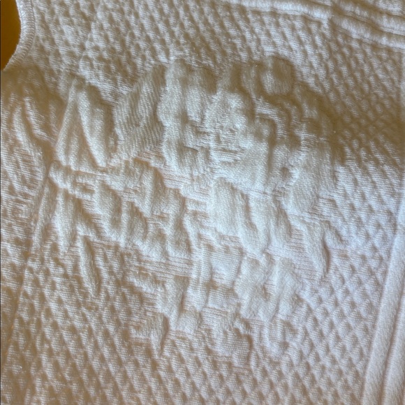 Vintage Martha Stewart White Matelasse pillow Sham Standard Quilted cottagecore - Picture 9 of 9